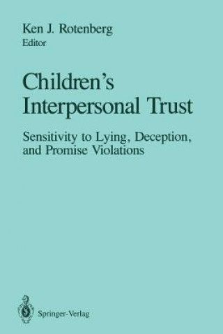 Livre Children's Interpersonal Trust Ken J. Rotenberg