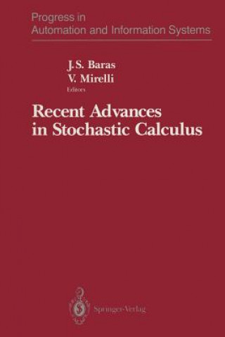 Carte Recent Advances in Stochastic Calculus John S. Baras