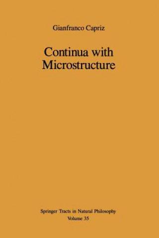 Knjiga Continua with Microstructure Gianfranco Capriz