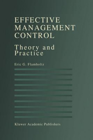 Könyv Effective Management Control Eric G. Flamholtz