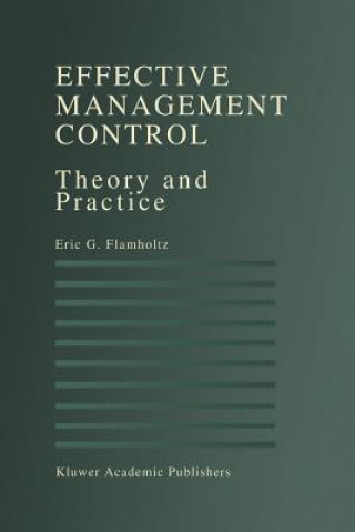 Book Effective Management Control Eric G. Flamholtz