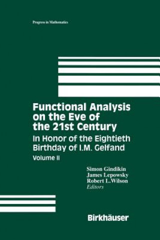 Libro Functional Analysis on the Eve of the 21st Century Simon Gindikin