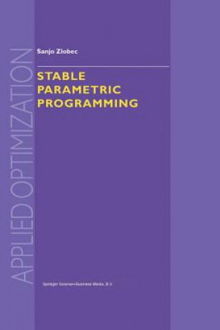 Książka Stable Parametric Programming S. Zlobec