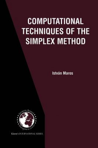 Kniha Computational Techniques of the Simplex Method István Maros