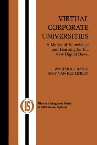 Kniha Virtual Corporate Universities Walter R. J. Baets