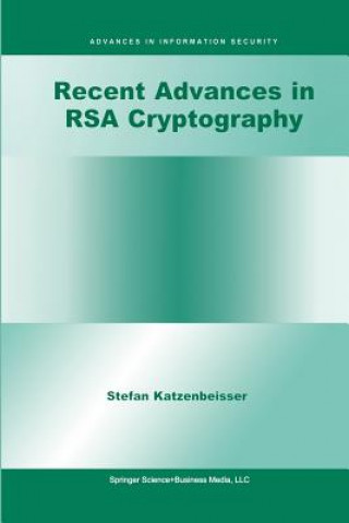 Książka Recent Advances in RSA Cryptography Stefan Katzenbeisser