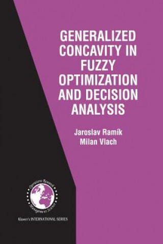 Kniha Generalized Concavity in Fuzzy Optimization and Decision Analysis Jaroslav Ramík