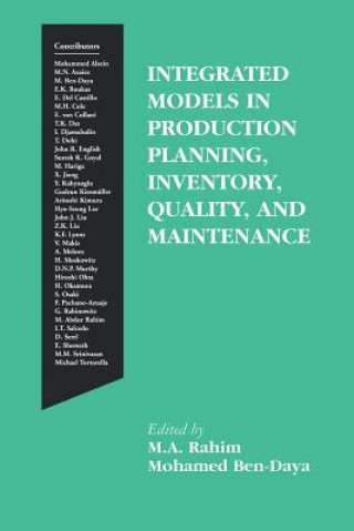 Buch Integrated Models in Production Planning, Inventory, Quality, and Maintenance Mohamed Ben-Daya