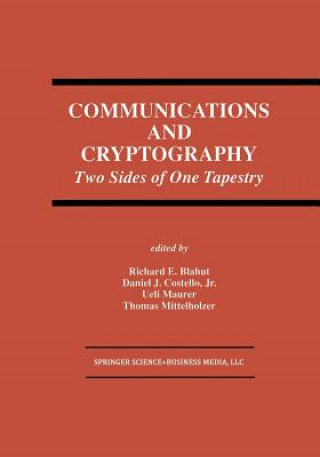 Könyv Communications and Cryptography Richard E. Blahut