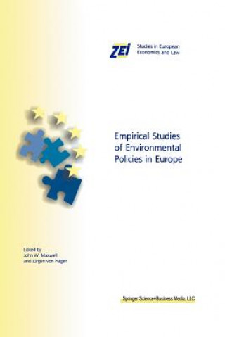 Kniha Empirical Studies of Environmental Policies in Europe Jürgen von Hagen