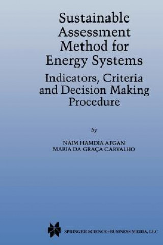 Książka Sustainable Assessment Method for Energy Systems N. Afgan