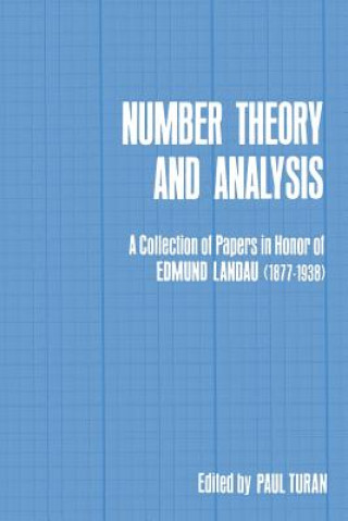 Kniha Number Theory and Analysis Paul Turan