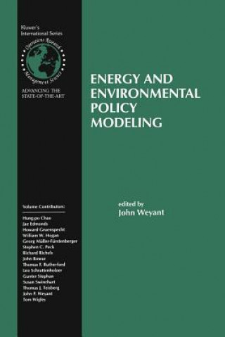 Könyv Energy and Environmental Policy Modeling John Weyant