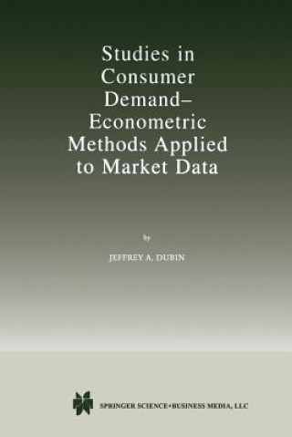 Könyv Studies in Consumer Demand - Econometric Methods Applied to Market Data Jeffrey A. Dubin