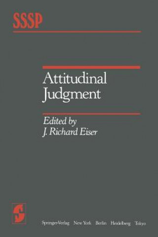 Kniha Attitudinal Judgment Richard J. Eiser