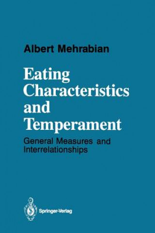 Knjiga Eating Characteristics and Temperament Albert Mehrabian