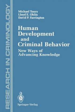 Carte Human Development and Criminal Behavior Michael Tonry