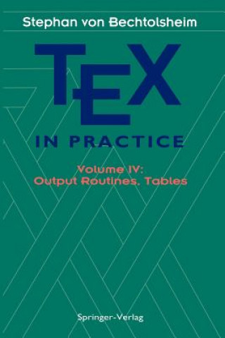 Kniha TEX in Practice Stephan von Bechtolsheim