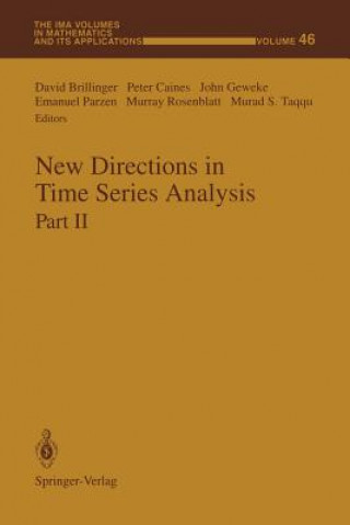 Knjiga New Directions in Time Series Analysis David Brillinger