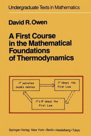 Livre A First Course in the Mathematical Foundations of Thermodynamics D. R. Owen