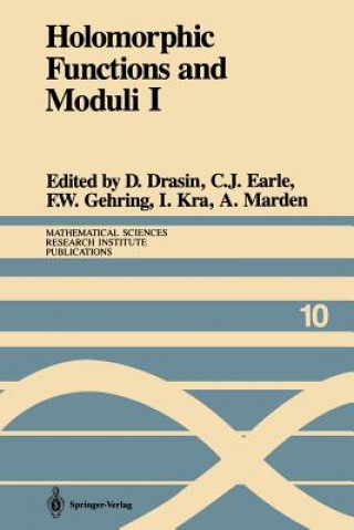 Książka Holomorphic Functions and Moduli I D. Drasin