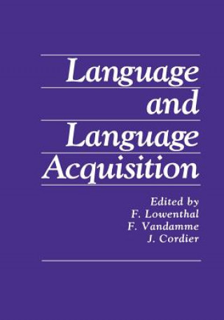Knjiga Language and Language Acquisition F. Lowenthal