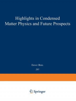 Könyv Highlights in Condensed Matter Physics and Future Prospects Leo Esaki