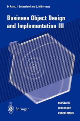 Kniha Business Object Design and Implementation III J. Miller