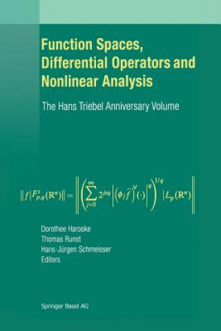 Carte Function Spaces, Differential Operators and Nonlinear Analysis Dorothee Haroske