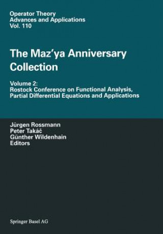 Kniha Maz'ya Anniversary Collection Jürgen Rossmann