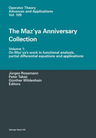 Kniha Maz'ya Anniversary Collection Jürgen Rossmann