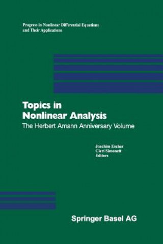 Kniha Topics in Nonlinear Analysis Joachim Escher