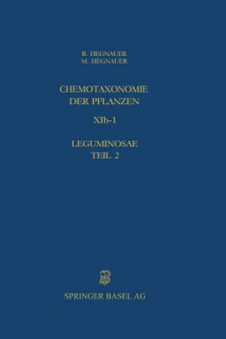 Könyv Chemotaxonomie der Pflanzen R. Hegnauer