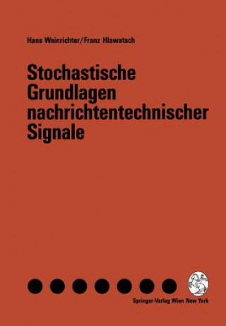 Buch Stochastische Grundlagen Nachrichtentechnischer Signale H. Weinrichter