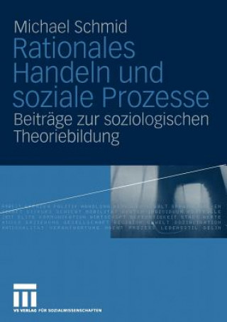 Kniha Rationales Handeln und Soziale Prozesse Michael Schmid