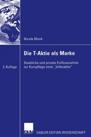 Kniha Die T-Aktie als Marke Nicole Munk