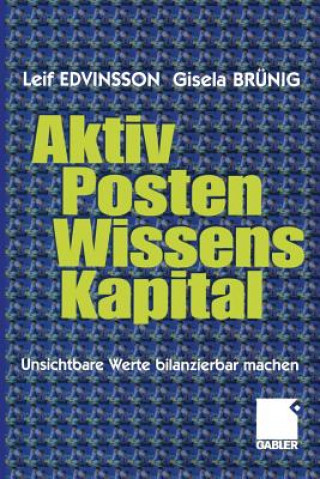 Book Aktivposten Wissenskapital Gisela Brünig