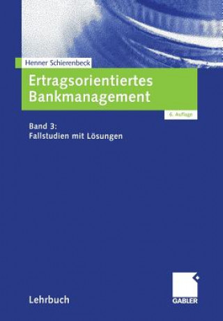 Book Ertragsorientiertes Bankmanagement Henner Schierenbeck