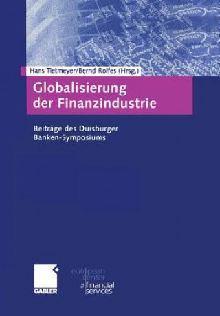 Buch Globalisierung der Finanzindustrie Bernd Rolfes