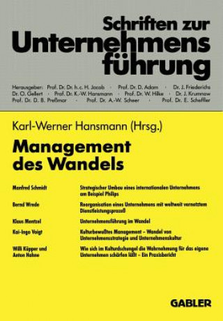 Kniha Management des Wandels Karl-Werner Hansmann