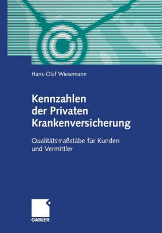 Książka Kennzahlen Der Privaten Krankenversicherung Hans-Olaf Wiesemann