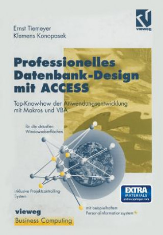 Kniha Professionelles Datenbank-Design Mit Access Klemens Konopasek