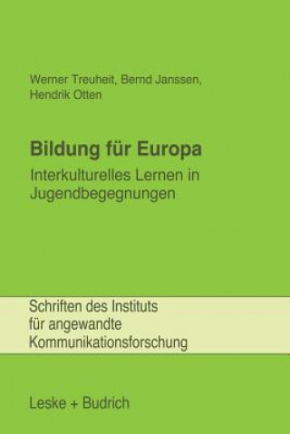 Könyv Bildung Fur Europa Werner Treuheit