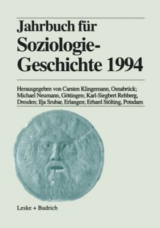 Libro Jahrbuch fur Soziologiegeschichte 1994 Carsten Klingemann