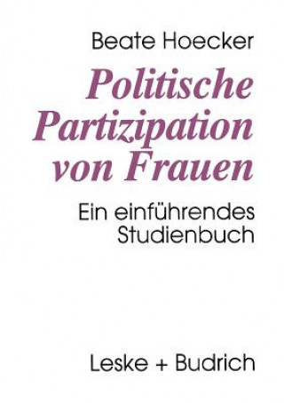 Knjiga Politische Partizipation von Frauen Beate Hoecker