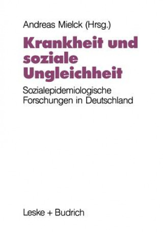 Knjiga Krankheit Und Soziale Ungleichheit Andreas Mielck