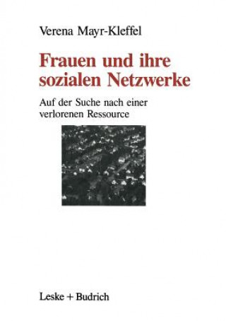 Buch Frauen Und Ihre Sozialen Netzwerke Verena Mayr-Kleffel