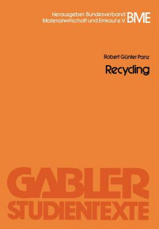 Kniha Recycling Robert G. Panz