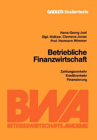 Kniha Betriebliche Finanzwirtschaft Hans-Georg Just