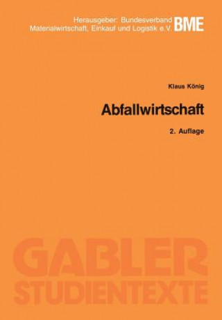 Könyv Abfallwirtschaft Klaus König